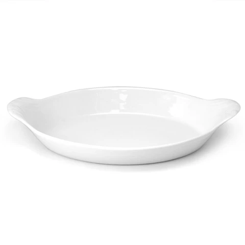 Pillivuyt - Oval Eared Gratin Dish 25cm 3 Pillivuyt - Oval Eared Gratin Dish 25cm