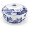 Spode - Blue Italian Round Casserole Dish With Lid