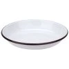 Falcon - Enamel Pasta Plate White & Black 20cm -Mason Cash Shop 153164 Large