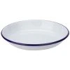 Falcon - Enamel Pasta Plate White & Blue 20cm 1 Falcon - Enamel Pasta Plate White & Blue 20cm -Mason Cash Shop 153165 Large