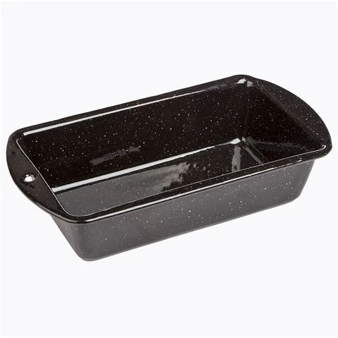 Falcon - Loaf Pan Speckled Black & White 28cm 2 Falcon - Loaf Pan Speckled Black & White 28cm