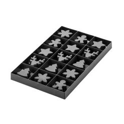 Silikomart - Voila Cookie Winter Holiday Shaper Black