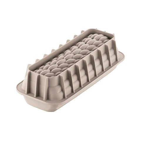 Silikomart - Buche Quenelle Silicone Mould Grey 3 Silikomart - Buche Quenelle Silicone Mould Grey