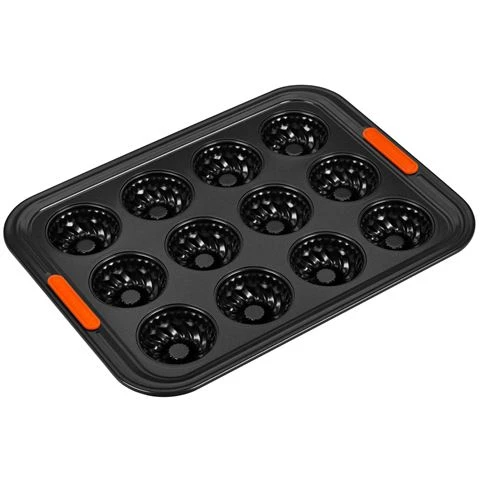 Le Creuset - Toughened Non-Stick 12 Cup Tube Tray 3 Le Creuset - Toughened Non-Stick 12 Cup Tube Tray