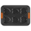Le Creuset - Toughened Non-Stick 6 Cup Heart Muffin Tray