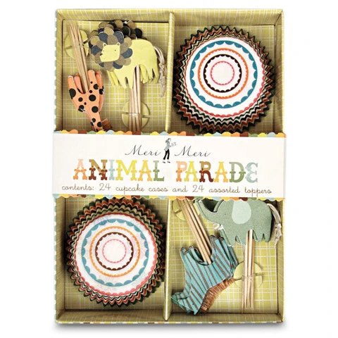 Meri-Meri - Cupcake Kit Animal Parade 3 Meri-Meri - Cupcake Kit Animal Parade