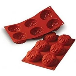Silikomart - Sunflower Silicone Mould Terracotta