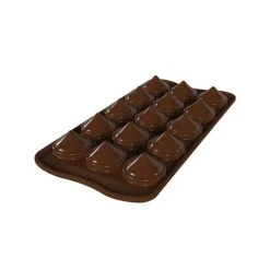 Silikomart - 3D Kiss Silicone Mould Brown