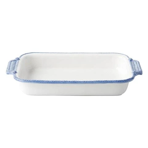 Juliska - Le Panier Blue & White Rectangular Baker 40cm 3 Juliska - Le Panier Blue & White Rectangular Baker 40cm