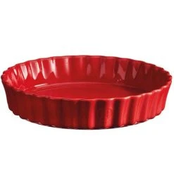 Emile Henry - Deep Flan Dish Burgundy 24cm