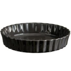Emile Henry - Deep Flan Dish Charcoal 24cm