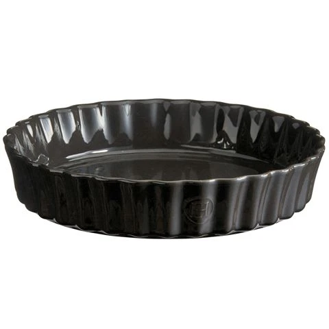 Emile Henry - Deep Flan Dish Charcoal 29cm 3 Emile Henry - Deep Flan Dish Charcoal 29cm