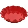 Emile Henry - Ruffled Pie Dish Burgundy 27cm
