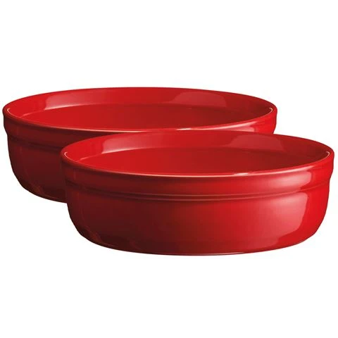 Emile Henry - Creme Brulee Burgundy Set 2pce 3 Emile Henry - Creme Brulee Burgundy Set 2pce