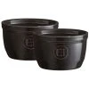 Emile Henry - Ramekins Charcoal 9cm Set 2pce