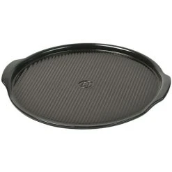 Emile Henry - Ridged Pizza Stone Charcoal 40cm