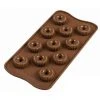 Silikomart - 3D Silicone Mould Choco Crown Brown