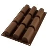 Silikomart - Midi Buche Silicone Mould 9 Cup Brown -Mason Cash Shop 436448 Large