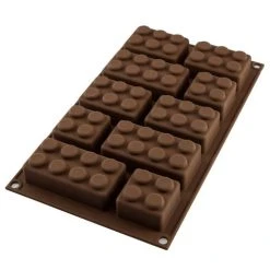 Silikomart - Choco Block Silicone Mould Brown