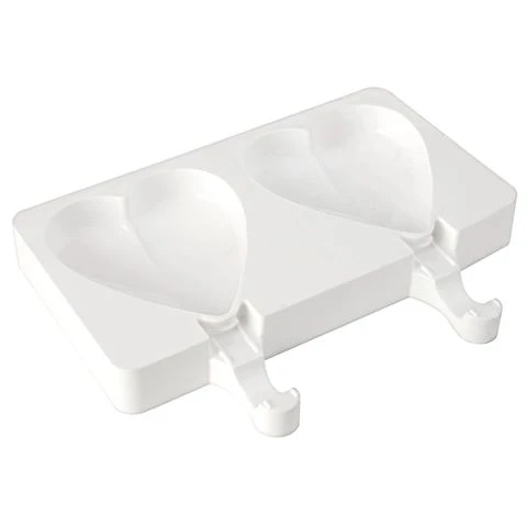 Silikomart - Easy Cream Heart Silicone Mould Set 3 Silikomart - Easy Cream Heart Silicone Mould Set