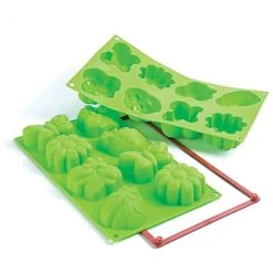 Silikomart - Springlife Silicone Mould 8 Cup Green