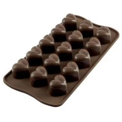 Silikomart - Monamour Silicone Mould Brown