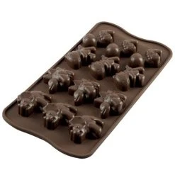 Silikomart - Dino Silicone Mould Brown