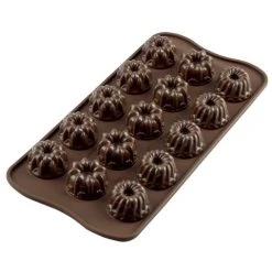 Silikomart - Fantasia Silicone Mould Brown