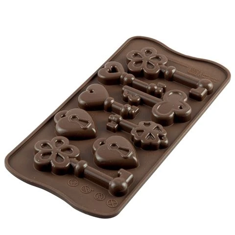 Silikomart - Choco Keys Silicone Mould 3 Silikomart - Choco Keys Silicone Mould