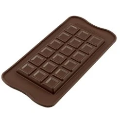 Silikomart - Silicone Mould Tablette Choco Bar Brown