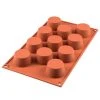 Silikomart - Mini Muffin Silicone Mould 11 Cup Terracotta