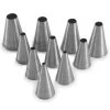 Silikomart - Stainless Steel Round Nozzles Set 10pce
