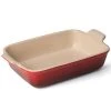 Le Creuset - Heritage Rectangular Dish Cerise Red 26cm -Mason Cash Shop 439230 Large