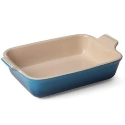 Le Creuset - Heritage Rectangular Dish Marseille Blue 26cm