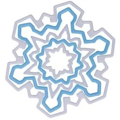 Avanti - Snowflake Cookie Cutters Set 5pce