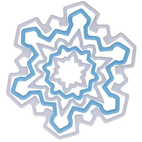 Avanti - Snowflake Cookie Cutters Set 5pce 3 Avanti - Snowflake Cookie Cutters Set 5pce