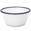 Falcon - Enamel Pudding Basin White & Blue 14cm 2 Falcon - Enamel Pudding Basin White & Blue 14cm -Mason Cash Shop 467108 Large
