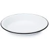 Falcon - Enamel Pie Plate White & Black 25cm 2 Falcon - Enamel Pie Plate White & Black 25cm -Mason Cash Shop 484127 Large
