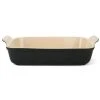 Le Creuset - Heritage Rectangular Dish Satin Black 32cm -Mason Cash Shop 485822 Large