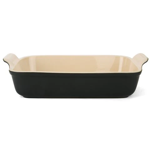 Le Creuset - Heritage Rectangular Dish Satin Black 32cm 3 Le Creuset - Heritage Rectangular Dish Satin Black 32cm