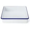 Falcon - Enamel Cake Pan White & Blue 24cm 1 Falcon - Enamel Cake Pan White & Blue 24cm -Mason Cash Shop 487590 Large