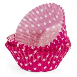 Regency - Polka Dot Baking Cups Pink & White 40pce