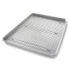 USA Pan - Half Sheet Pan With Cooling Rack Extra Large 2 USA Pan - Half Sheet Pan With Cooling Rack Extra Large -Mason Cash Shop 494920 Large