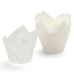 Regency - Tulip Baking Cups White 12pce