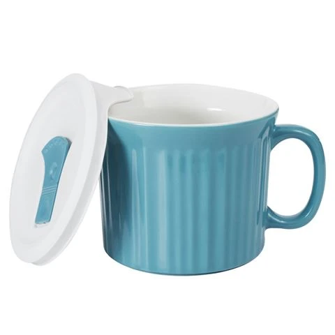 CorningWare - French White Pop-In Pool Blue 3 CorningWare - French White Pop-In Pool Blue