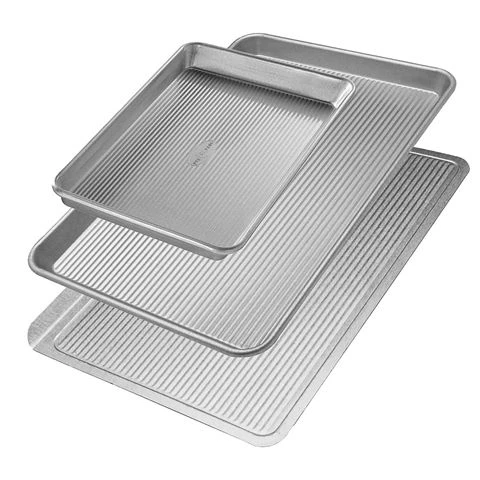 USA Pan - Baking Sheet Set 3pce 3 USA Pan - Baking Sheet Set 3pce