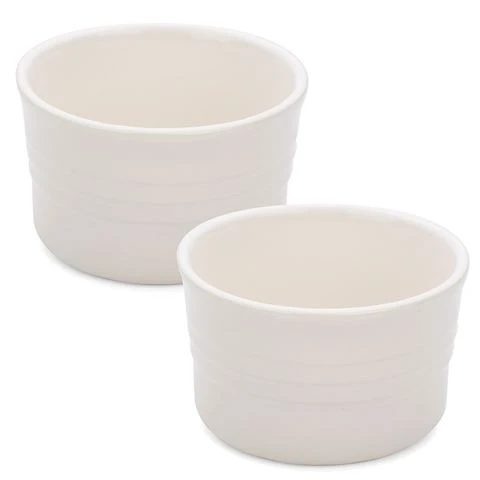 Chasseur - La Cuisson Ramekin Antique Cream Set 2pce 3 Chasseur - La Cuisson Ramekin Antique Cream Set 2pce