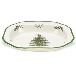 Spode - Christmas Tree Open Vegetable Dish