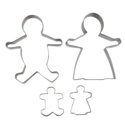 Avanti - Gingerbread Family Cookie Cutter Set 4pce