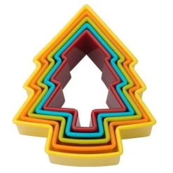 Avanti - Christmas Tree Cookie Cutter Set 5pce